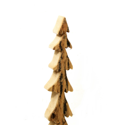 Choinka z surowego drewna długa wąska 40cm